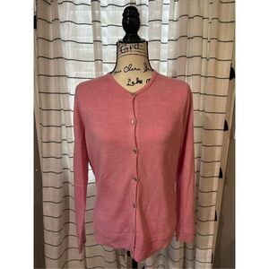 Pink Women's Cardigan Sweater